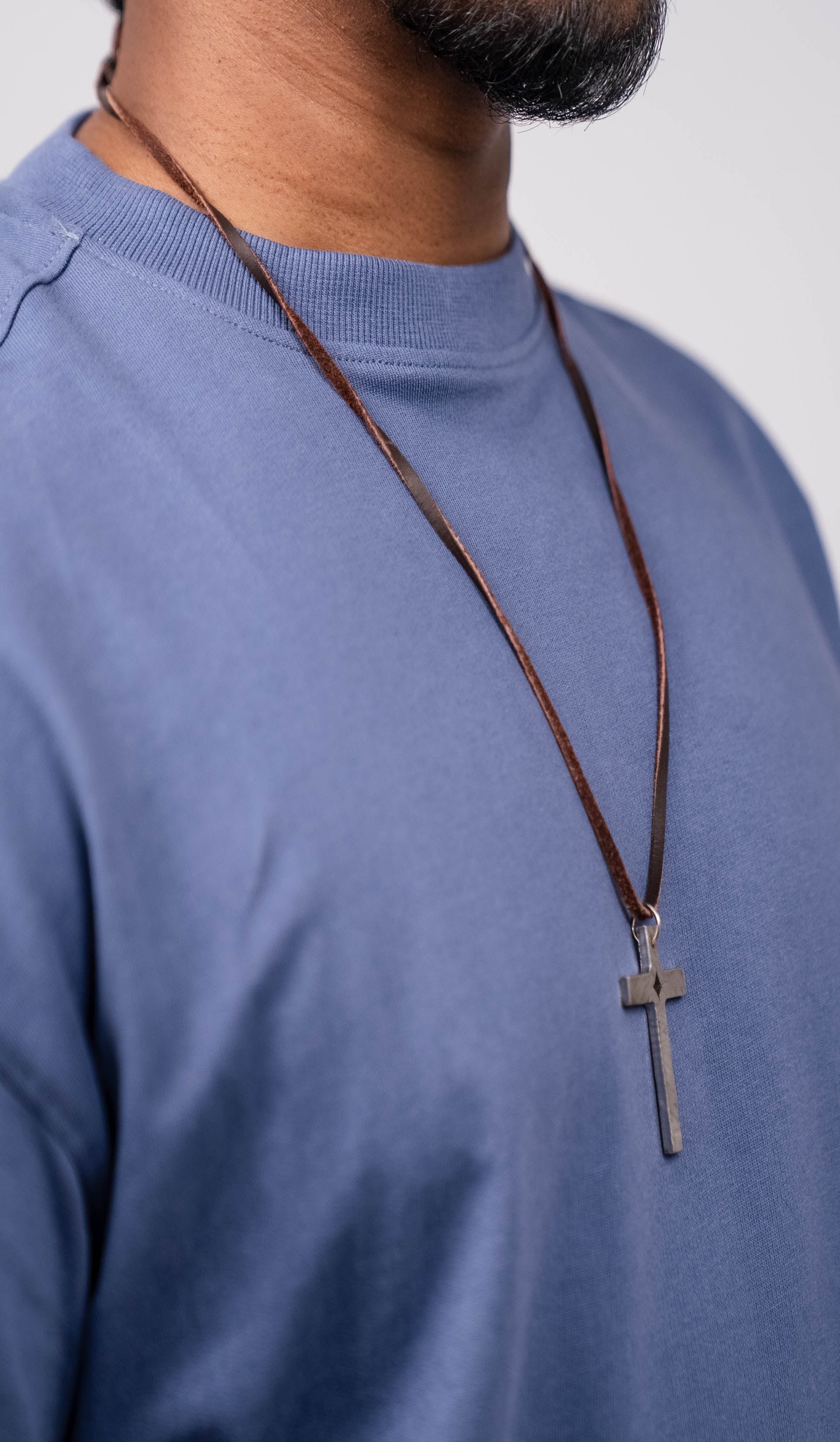 Crown blue Over Sized Fit T-Shirt