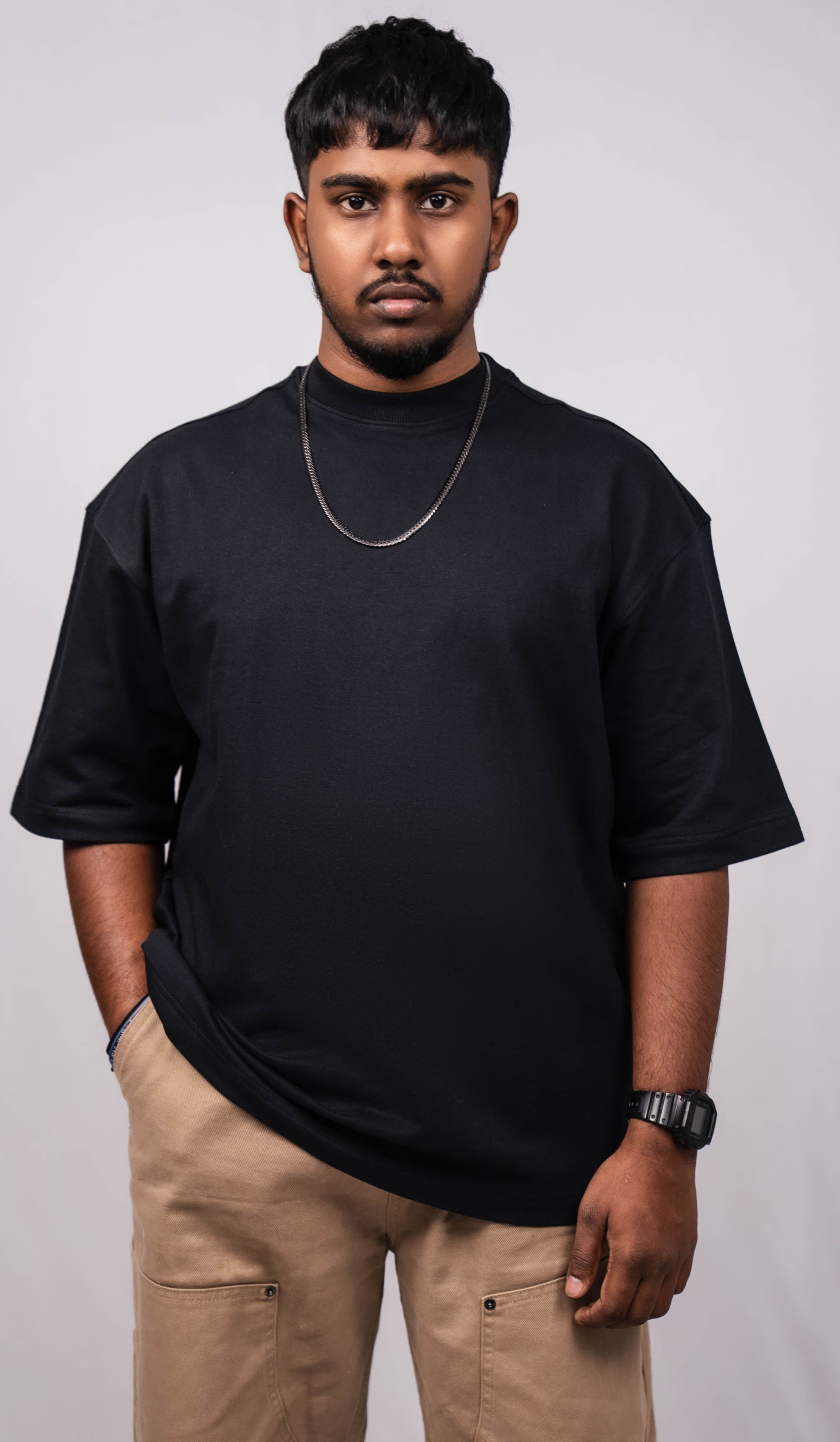 Black Over Sized Fit T-Shirt