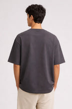 Nothing is Impossible with God Graphic Box Fit T-Shirt | Burgundy / Grey