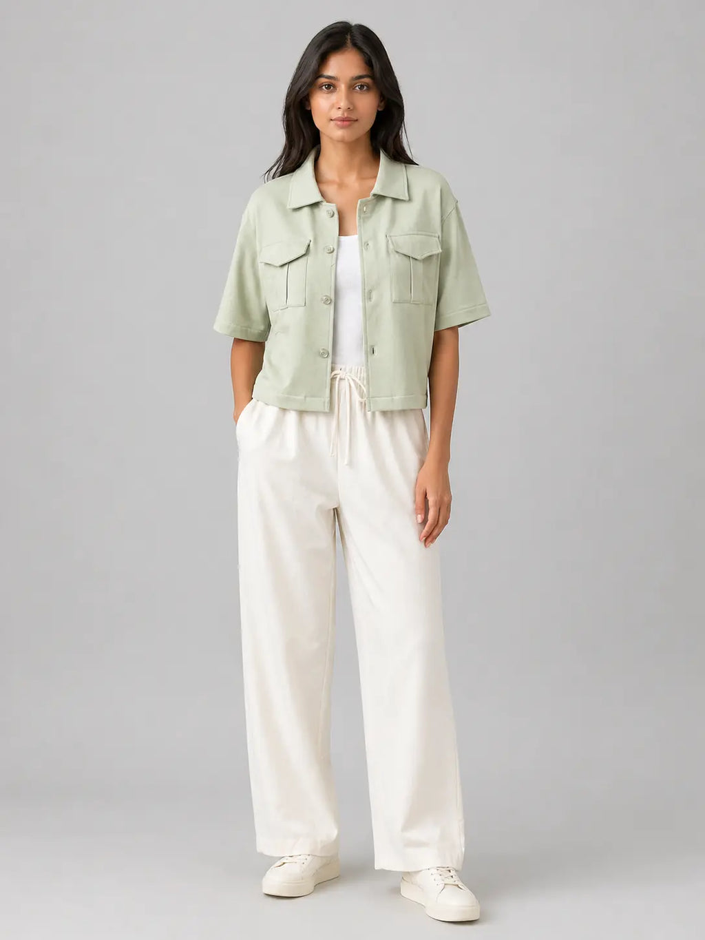 Shacket: Sage Green