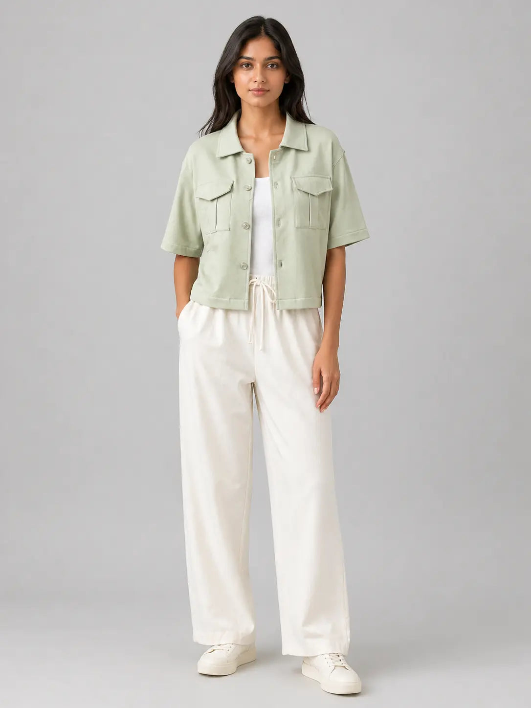 Shacket: Sage Green