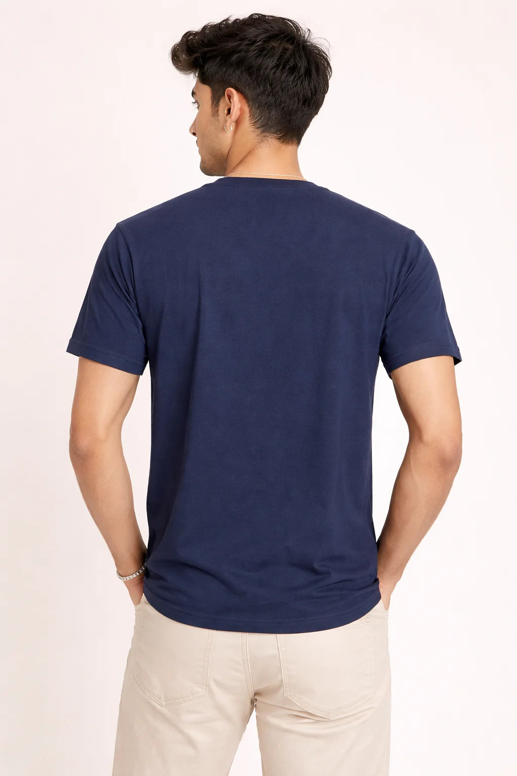 Navy Crew Neck Regular Fit T-shirt