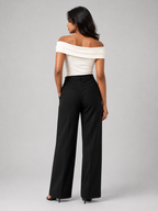 Off Shoulder Top: Coconut White