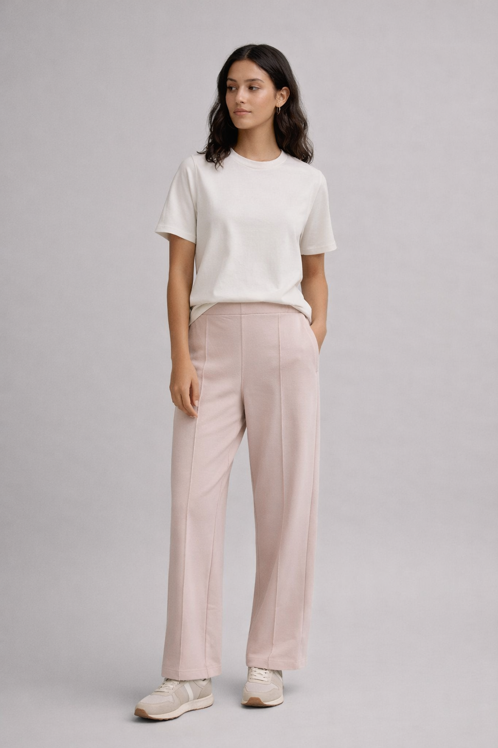 The All Day Ease Pants: Peachy Pink