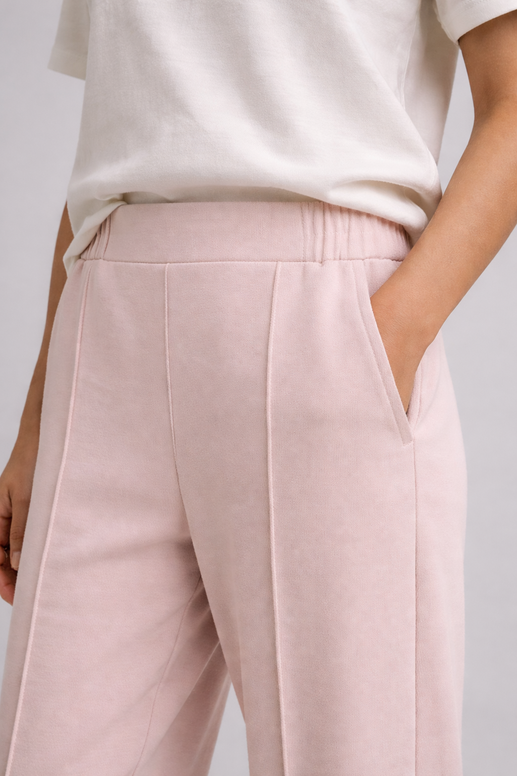The All Day Ease Pants: Peachy Pink