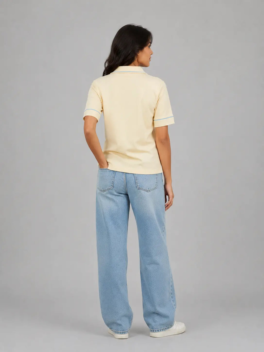 The Everyday Knit Polo: Butter Yellow