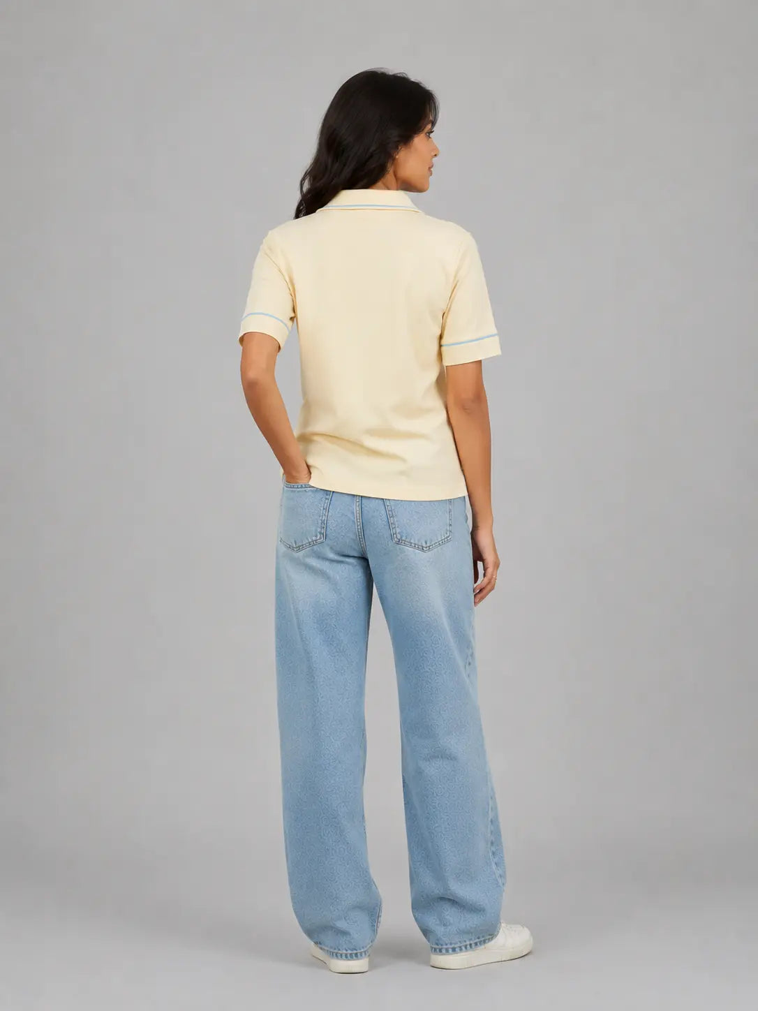 The Everyday Knit Polo: Butter Yellow
