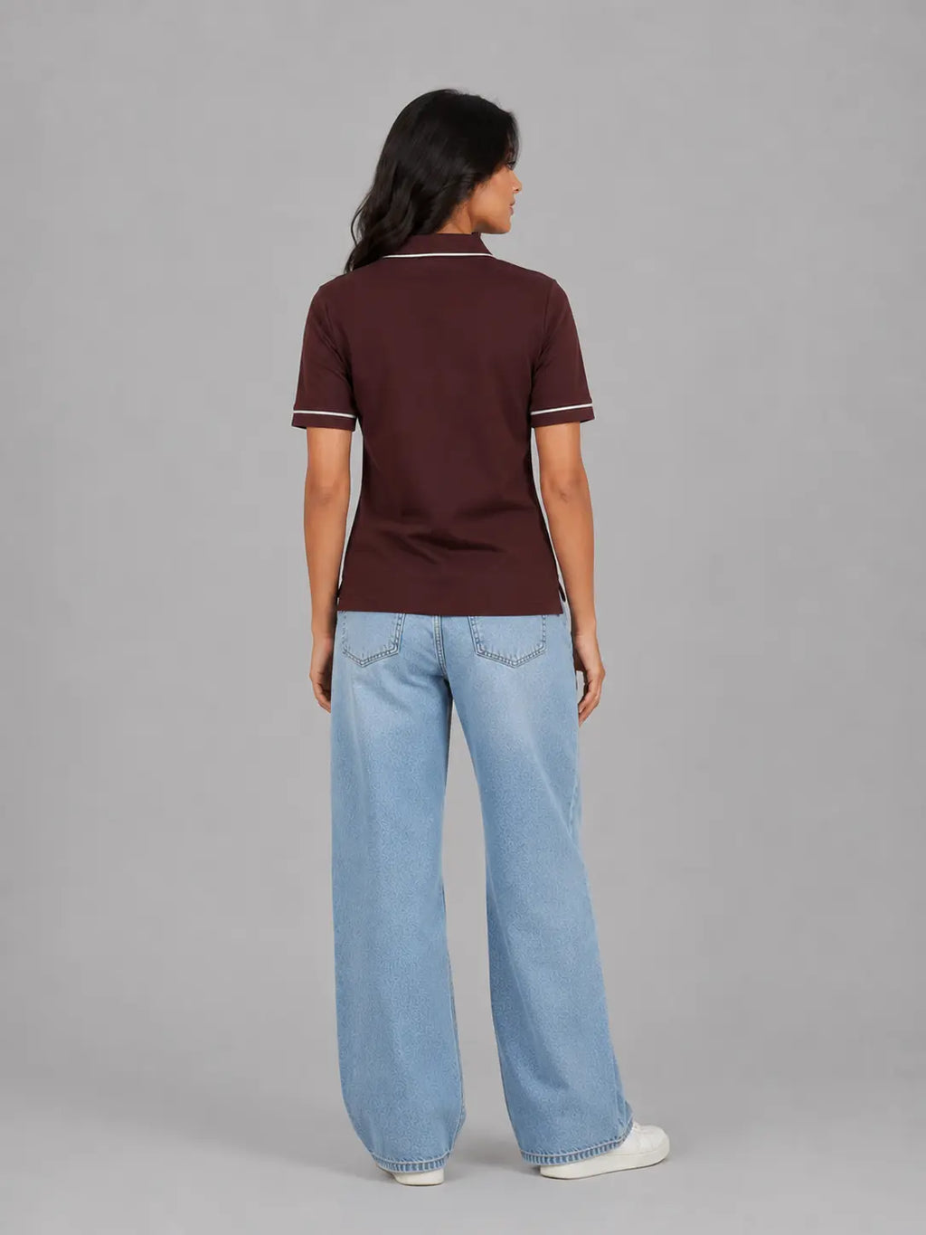 The Everyday Knit Polo: Burgundy
