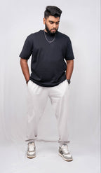 Black Crew Neck Regular Fit T-shirt