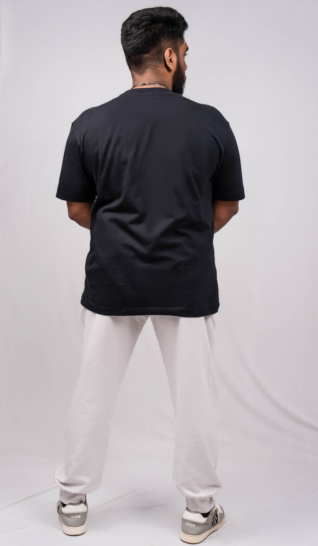 Black Crew Neck Regular Fit T-shirt