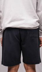Black Regular Fit Shorts