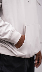 Cloud Grey Oversize Fit Hoodie