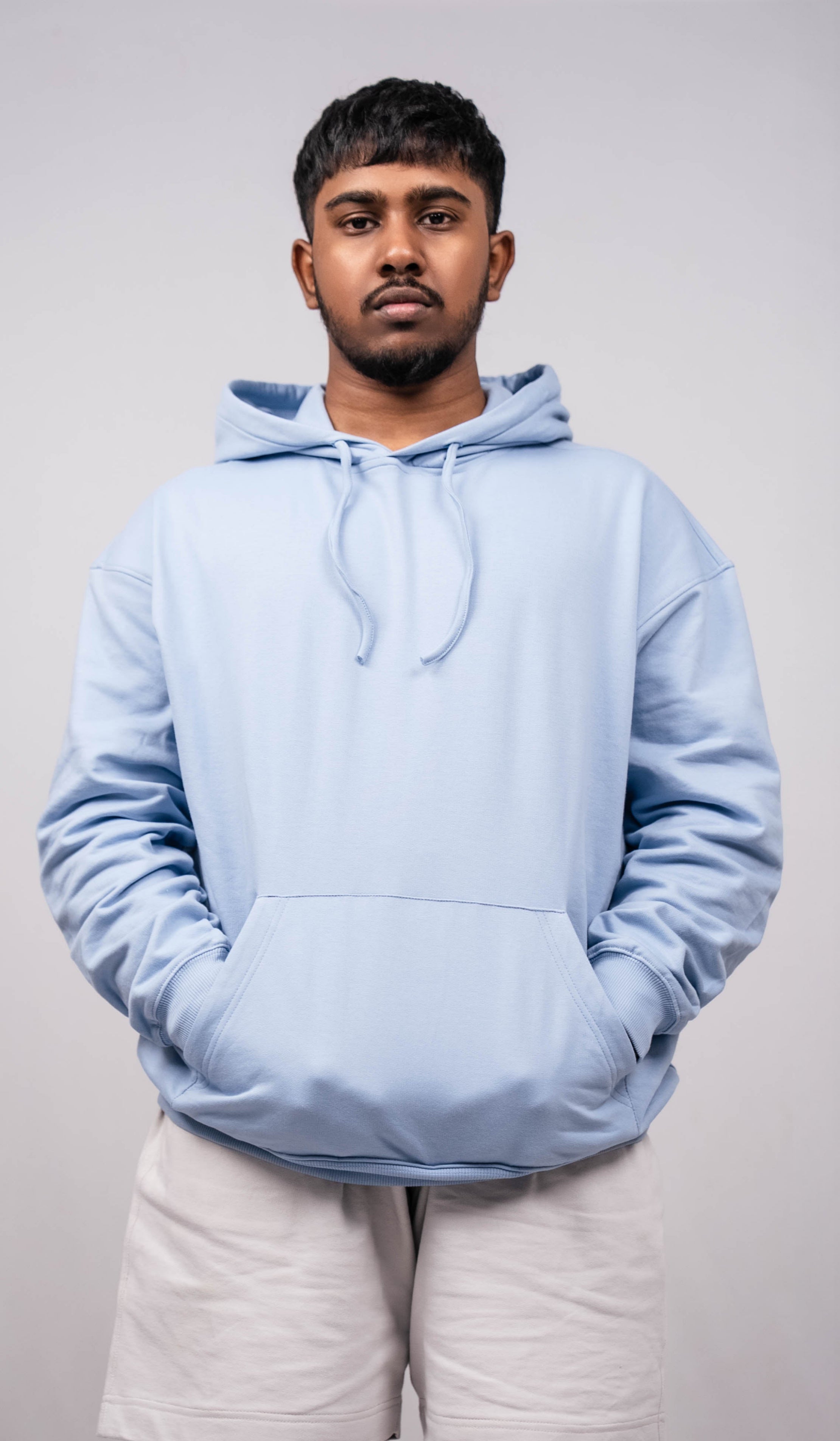 Finch Blue Oversize Fit Hoodie