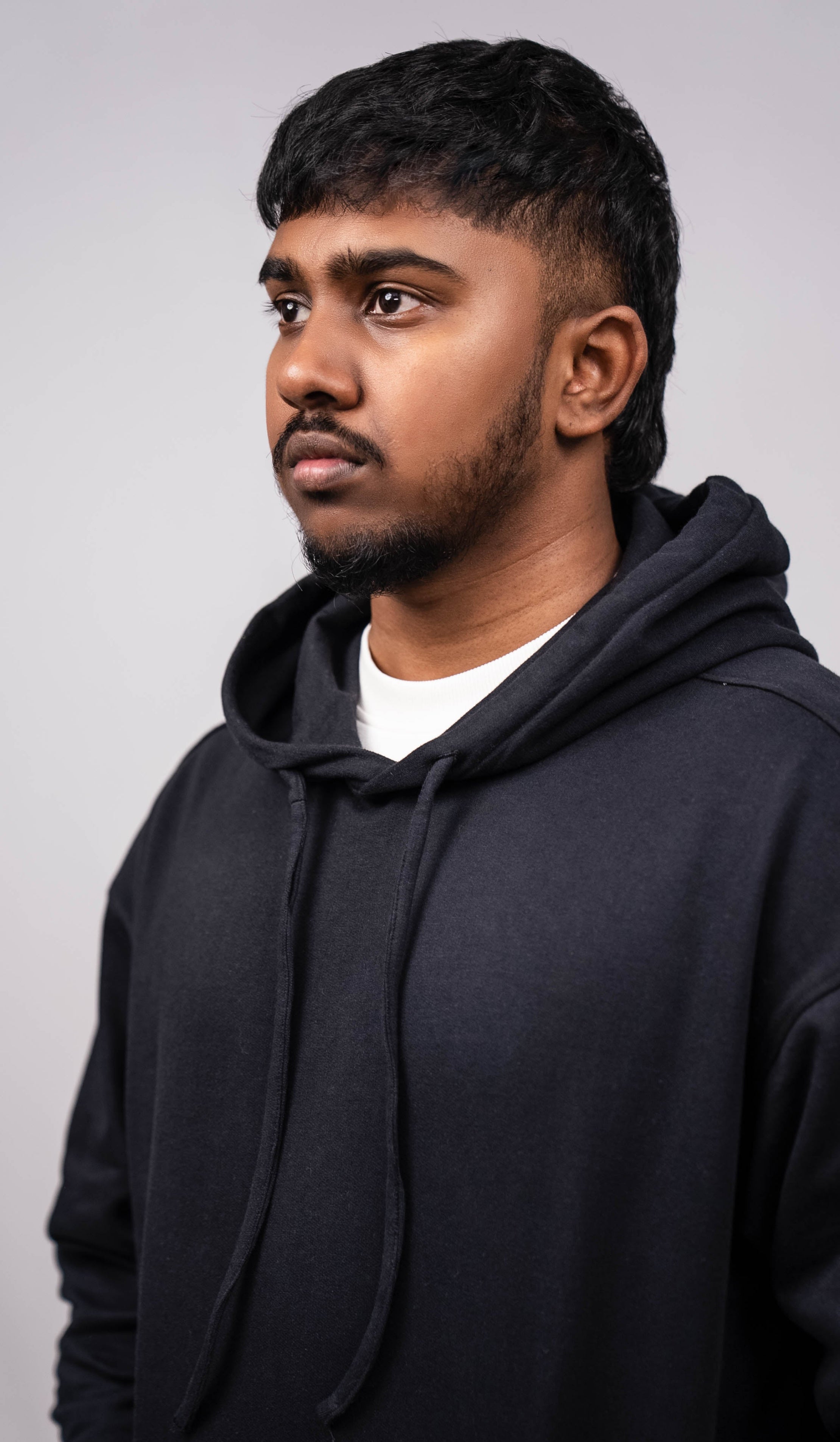 Black Oversize Fit Hoodie