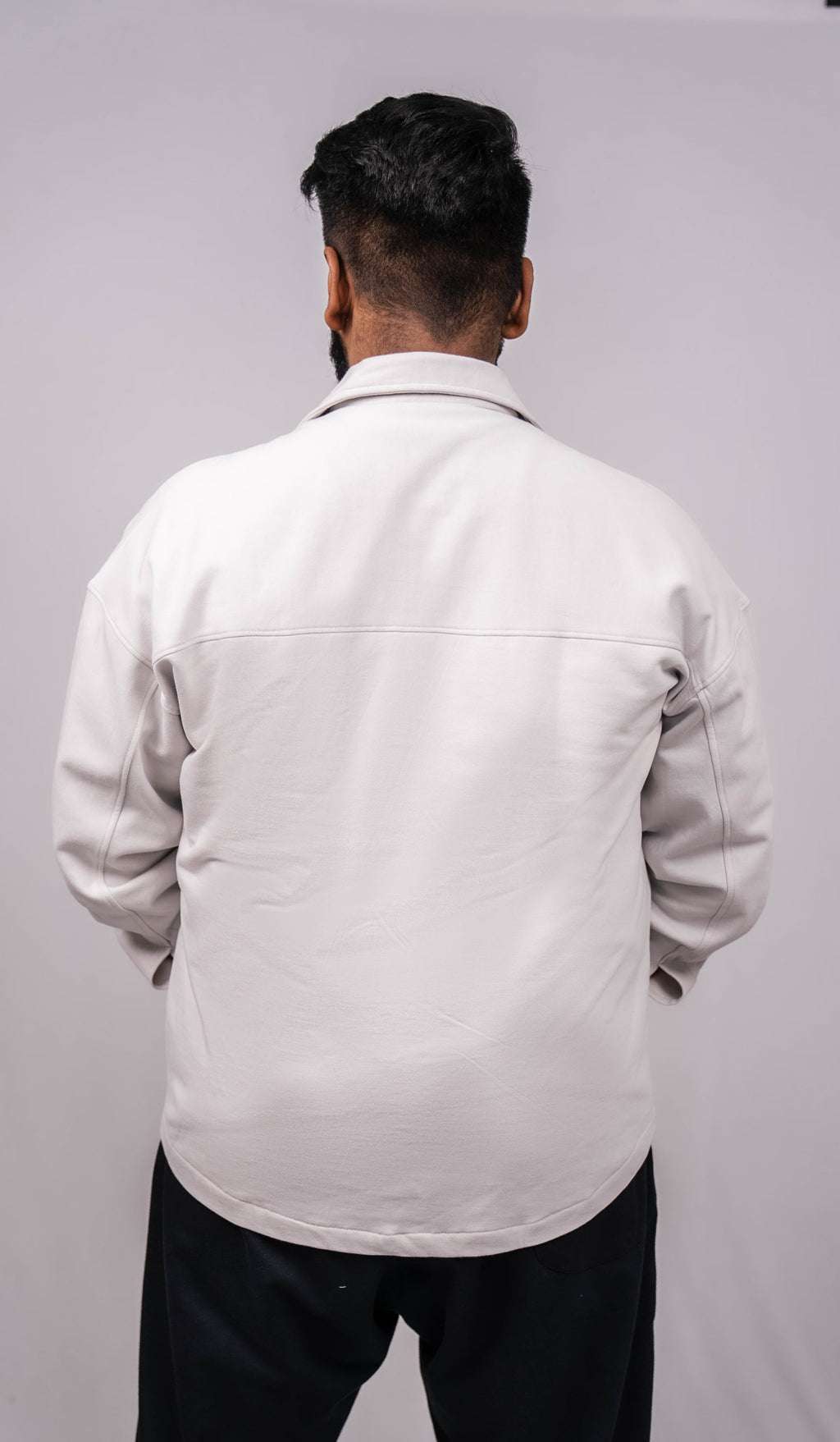 Cloud Grey Regular Fit Shacket