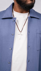 Crown Blue Regular Fit Shacket