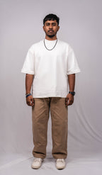 Pearl White Over Sized Fit T-Shirt