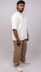 Pearl White Over Sized Fit T-Shirt