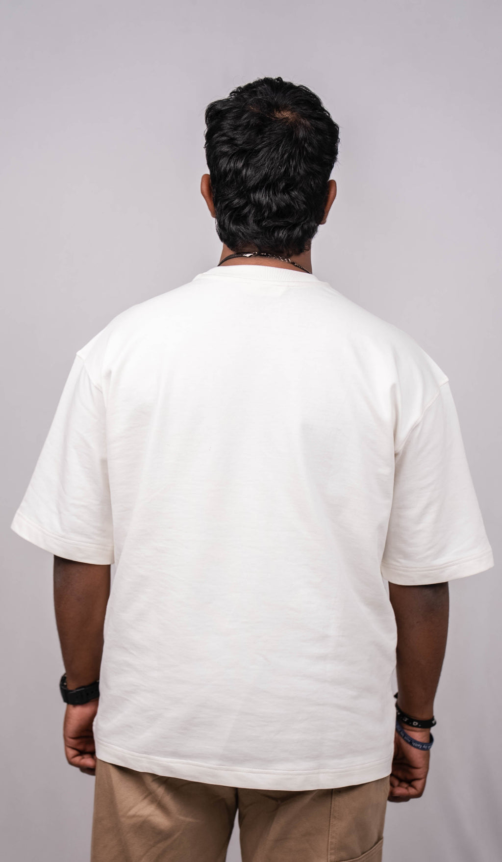 Pearl White Over Sized Fit T-Shirt