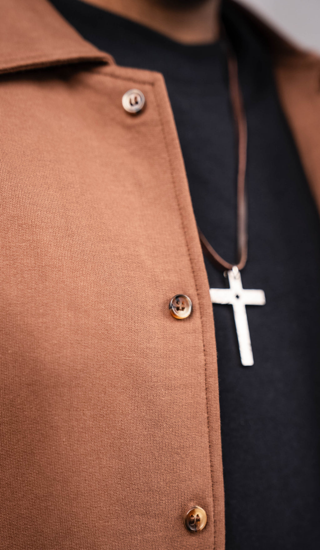 Truffle Brown Regular Fit Shacket