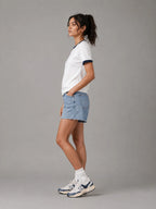 The Ringer Tee: White and Navy