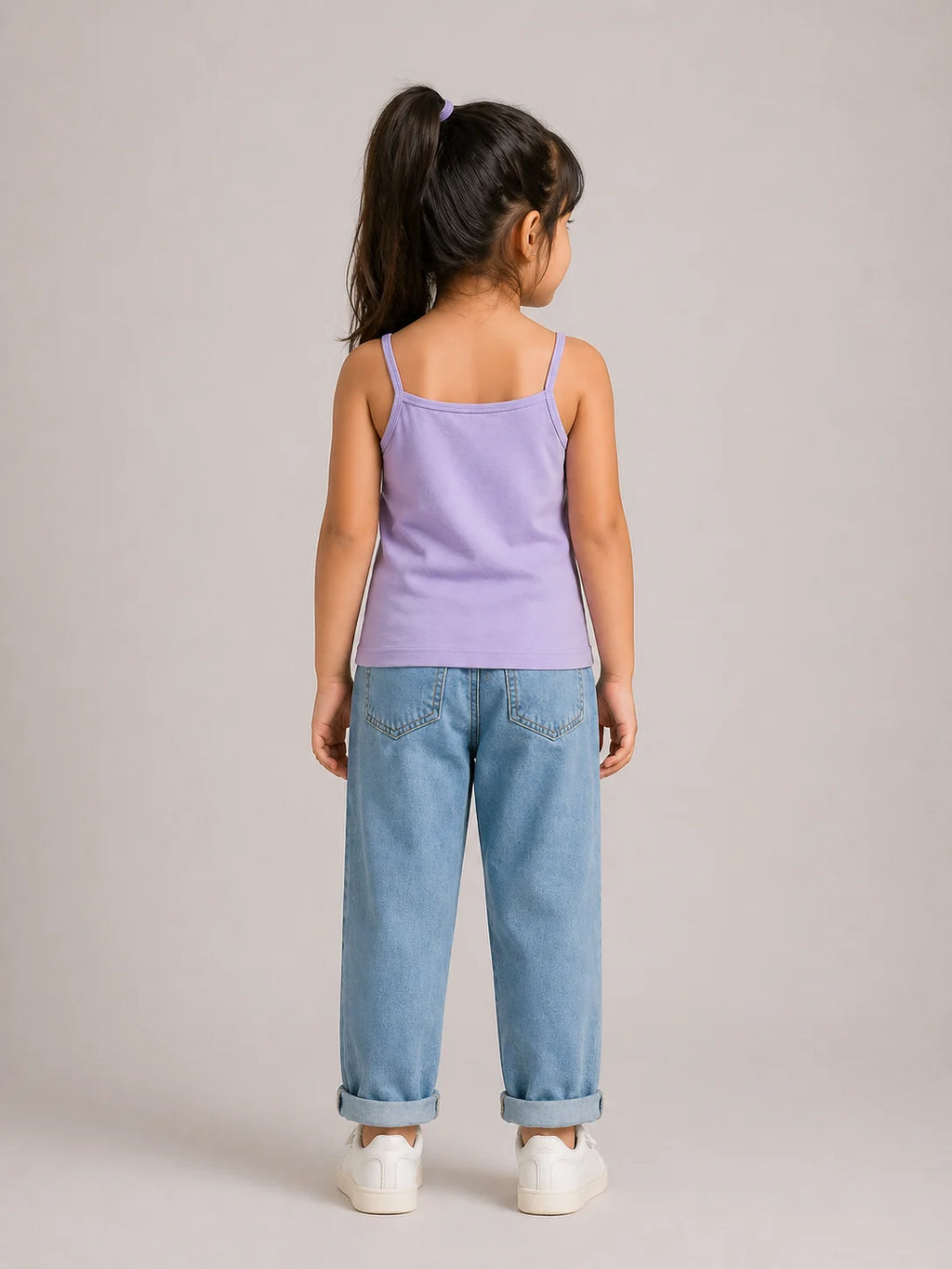 Girls Spaghetti top: Lilac