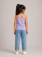 Girls Spaghetti top: Lilac