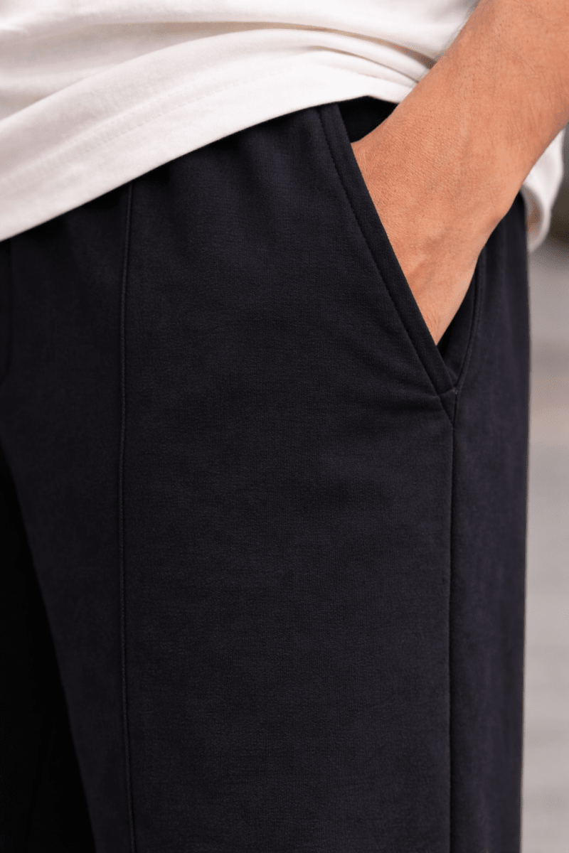 Black Cargo Track Pants - Shop For Asha
