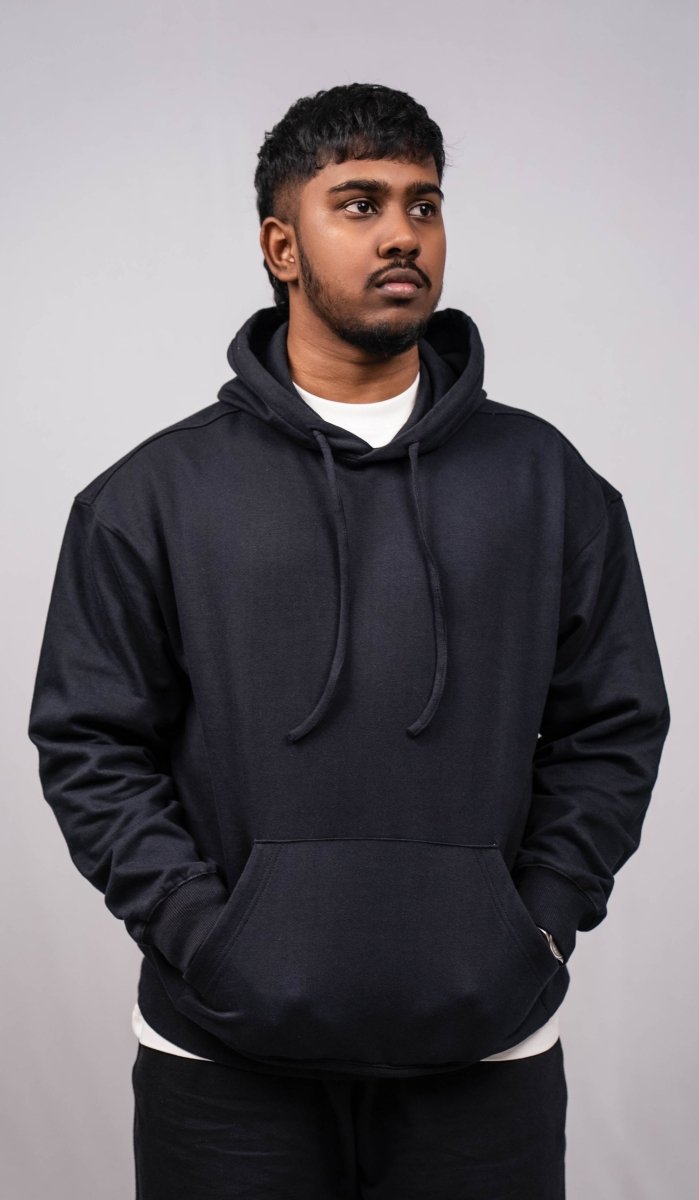 Black Oversize Fit Hoodie - Shop For Asha