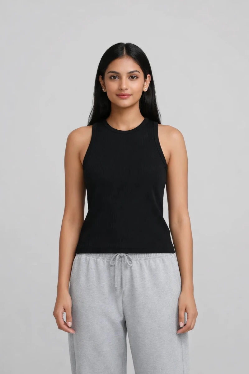 Black Tank Top - Shop For Asha