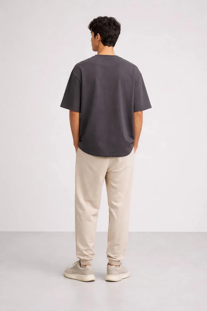 Box Fit T-Shirt: Dark Grey - Shop For Asha