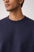 Box Fit T-Shirt: Navy - Shop For Asha