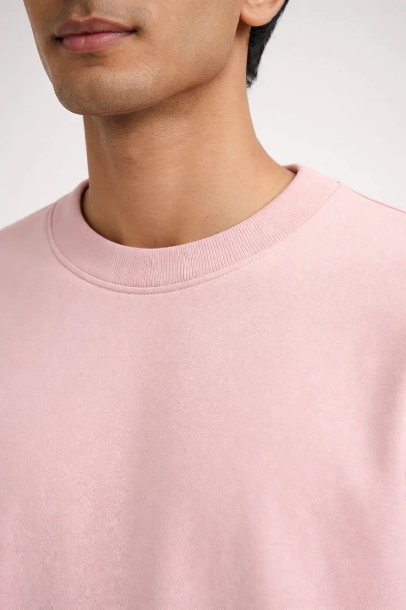 Box Fit T-Shirt: Peachy Pink - Shop For Asha