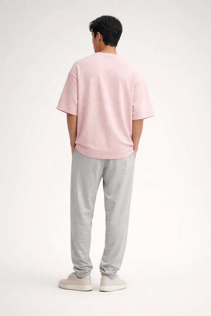 Box Fit T-Shirt: Peachy Pink - Shop For Asha