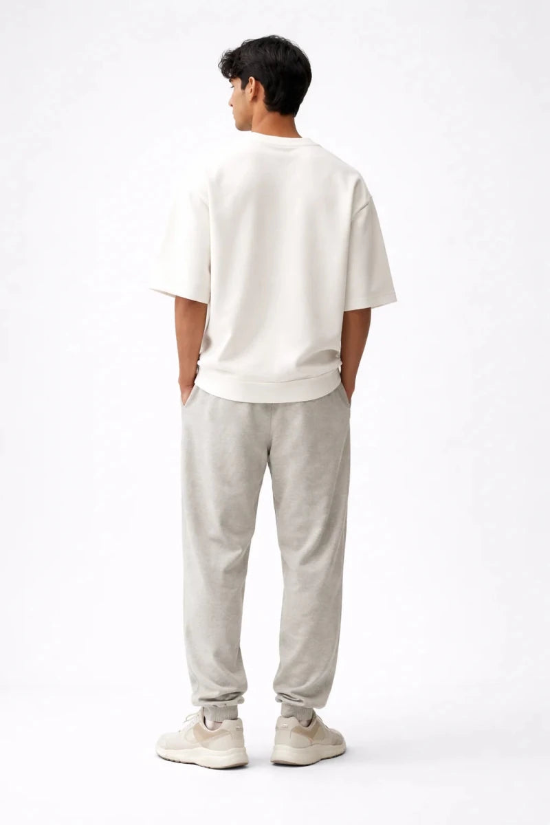 Box Fit T-Shirt: Pearl White - Shop For Asha