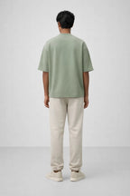 Box Fit T-Shirt: Sage Green - Shop For Asha