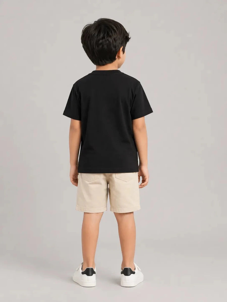 Boys Everyday T-shirt: Black - Shop For Asha