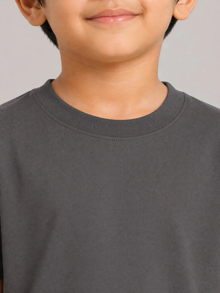 Boys Everyday T-shirt: Grey - Shop For Asha