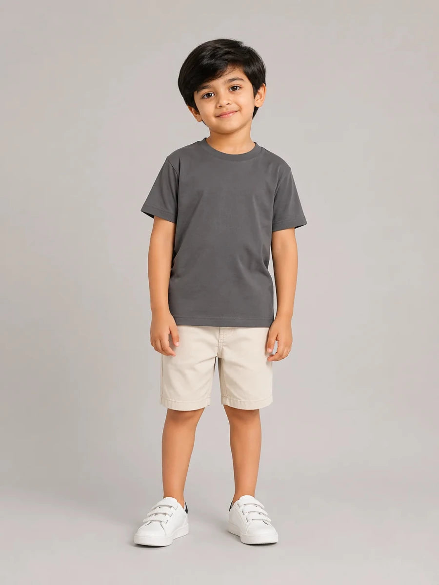 Boys Everyday T-shirt: Grey - Shop For Asha