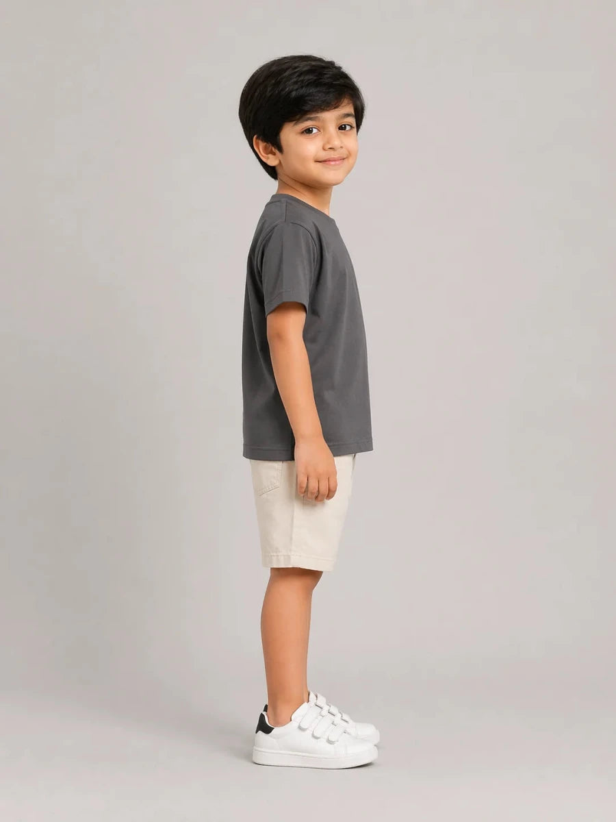 Boys Everyday T-shirt: Grey - Shop For Asha