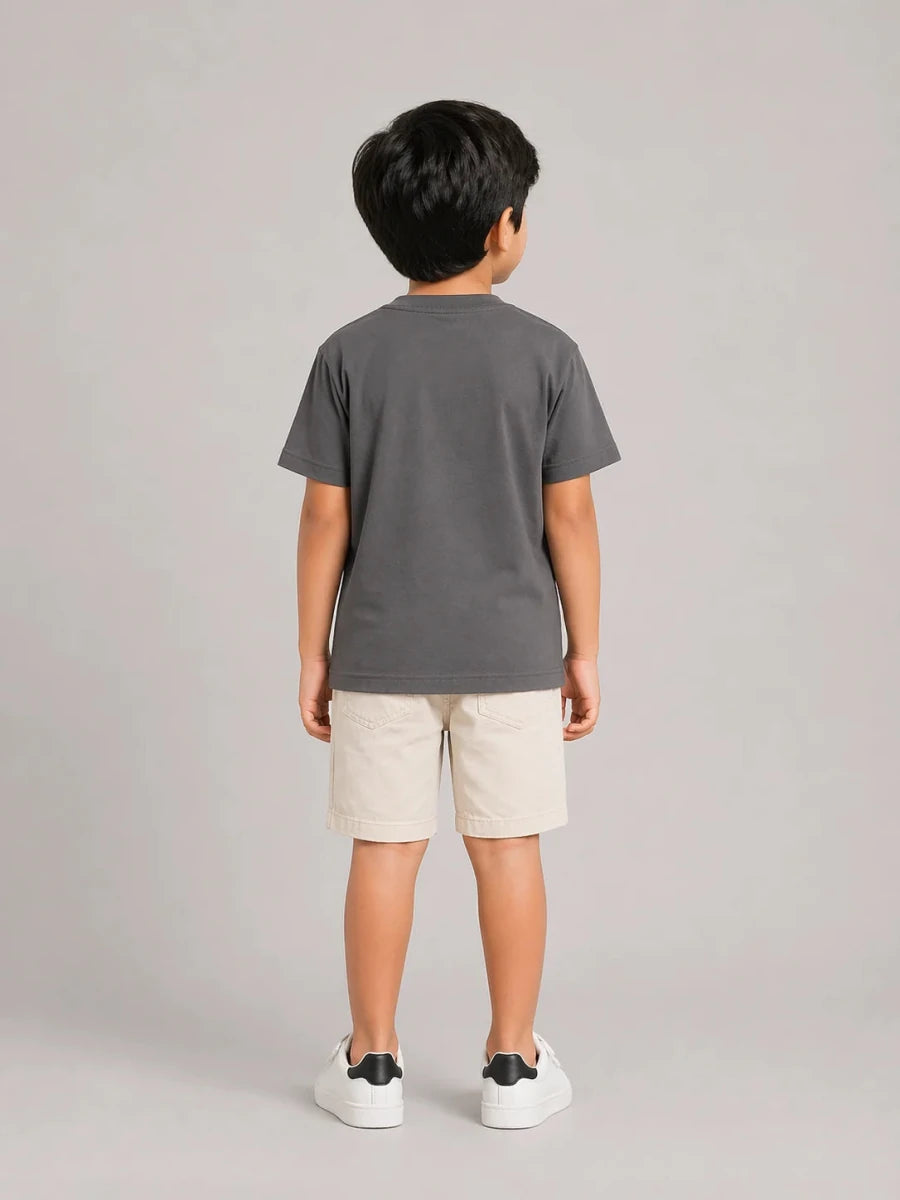 Boys Everyday T-shirt: Grey - Shop For Asha