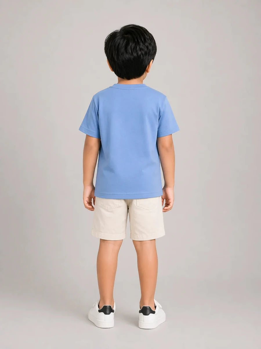 Boys Everyday T-shirt: Powder Blue - Shop For Asha