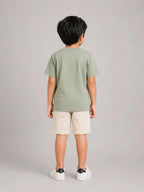 Boys Everyday T-shirt: Sage green - Shop For Asha