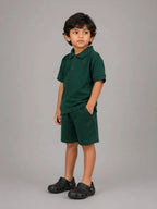 Boys Polo T-shirt: Forest Green - Shop For Asha