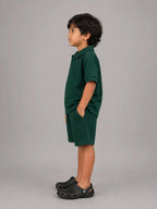 Boys Polo T-shirt: Forest Green - Shop For Asha
