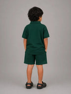Boys Polo T-shirt: Forest Green - Shop For Asha