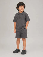 Boys Polo T-shirt: Grey - Shop For Asha
