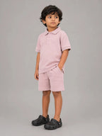 Boys Polo T-shirt: Peachy Pink - Shop For Asha