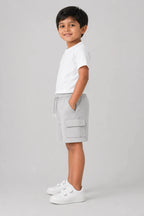 Boys Shorts: Light Grey - Shop For Asha