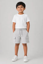 Boys Shorts: Light Grey - Shop For Asha